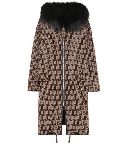 Rupert Sanderson Fur-trimmed Wool Coat