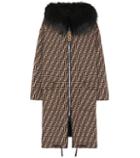 Rupert Sanderson Fur-trimmed Wool Coat