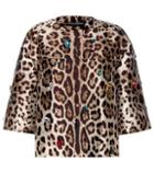 Dolce & Gabbana Embellished Silk And Wool Jacket