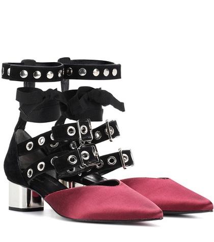 Self-portrait X Clergerie Susas Satin Pumps