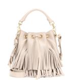 Michael Kors Collection Small Bucket Fringed Leather Tote