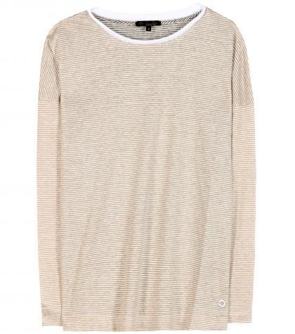 Loro Piana Portovenere Striped Linen-jersey Top