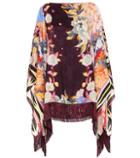 P.e Nation Printed Silk-blend Poncho