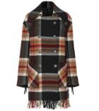 Calvin Klein 205w39nyc Checked Wool Coat