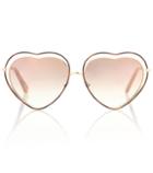 Roger Vivier Poppy Heart-shaped Sunglasses