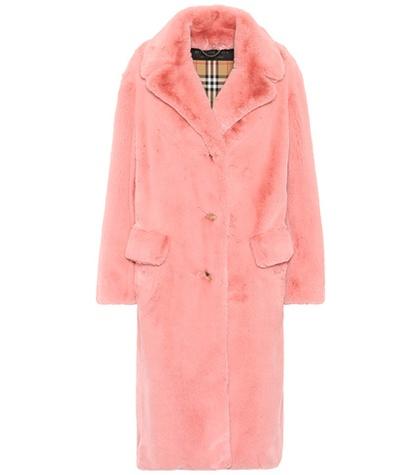 Burberry Faux-fur Coat
