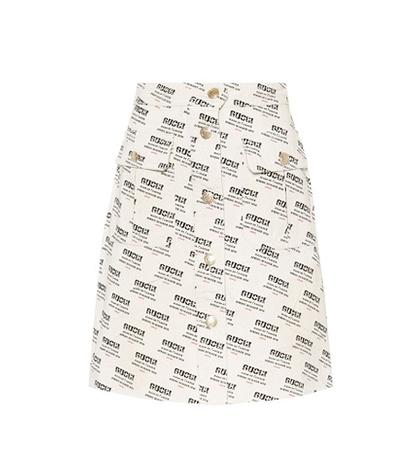 Gucci Printed Cotton Skirt