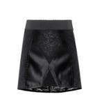 Dolce & Gabbana Lace And Satin Skirt