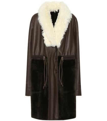 Chlo Reversible Lamb Fur Leather Coat