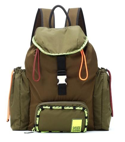 Ganni Tech Fabric Backpack