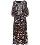 Etro Printed Lace Silk Gown