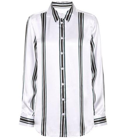 Joseph Essential Striped Silk Shirt