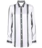 Joseph Essential Striped Silk Shirt