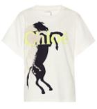 Chlo Horse-print Cotton T-shirt