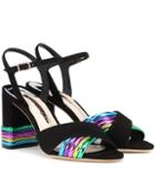 Rebecca Vallance Joy Leather And Suede Sandals