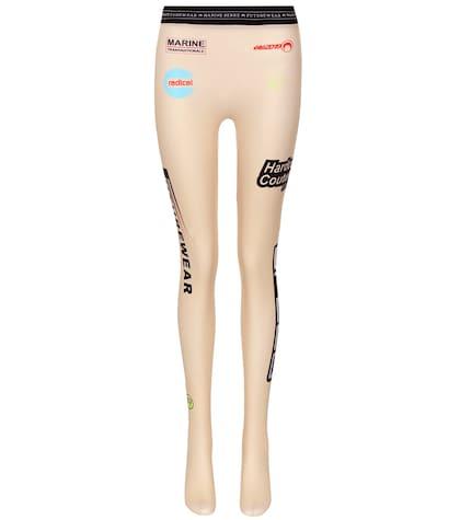 Marine Serre Logo Tights