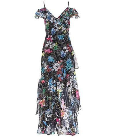 Peter Pilotto Printed Silk Georgette Dress