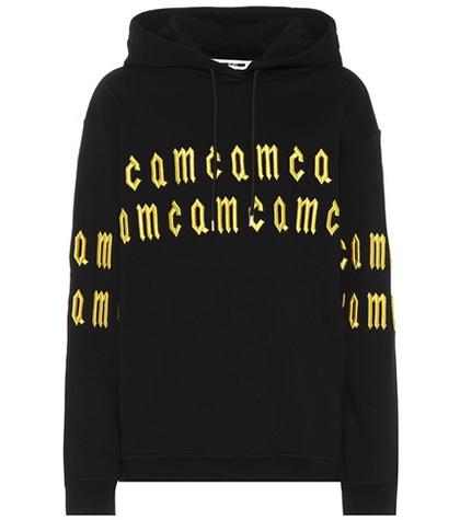 Mcq Alexander Mcqueen Embroidered Cotton Hoodie