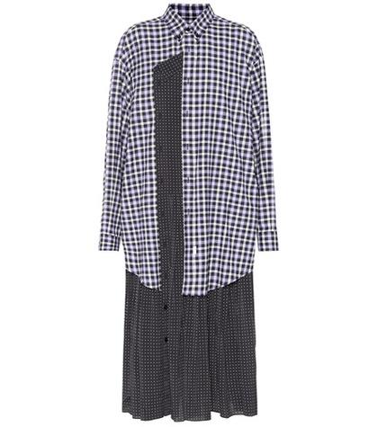 Stuart Weitzman Multi-print Shirt Dress