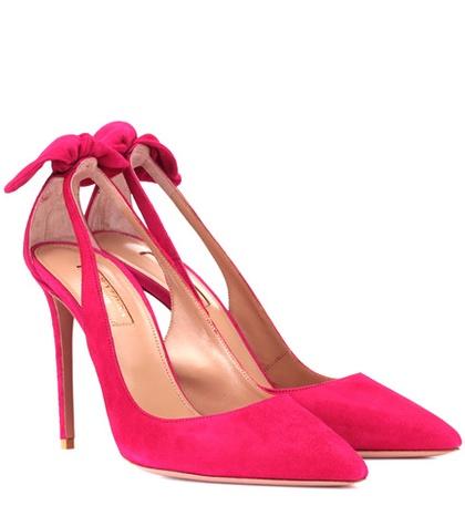 Gucci Deneuve 105 Suede Pumps