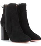 Gianvito Rossi Tristan 85 Suede Ankle Boots