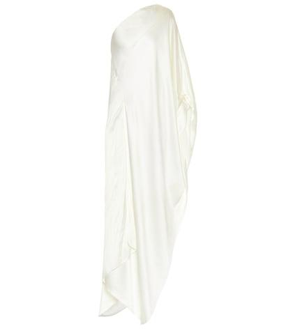 Roland Mouret Asymmetric Silk-blend Gown