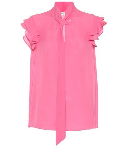 Etro Silk Tie-neck Blouse