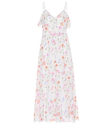 Opening Ceremony Gold In The Air Of Summer Silk Dress