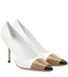 Burberry Annalise 90 Leather Pumps