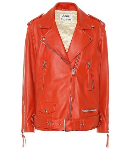 Acne Studios New Myrtle Leather Jacket