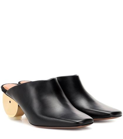 Yeezy Leather Mules