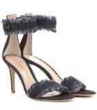 Gianvito Rossi Portofino Fabric Sandals