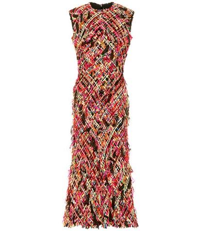 Alexander Mcqueen Wishing Tree Tweed Dress