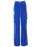 Monse Velvet Wide-leg Trousers