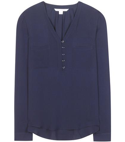 Diane Von Furstenberg Arden Silk Blouse