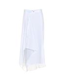 Saint Laurent Striped Cotton Skirt