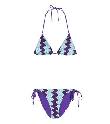 Saint Laurent Reversible Crochet-knit Bikini