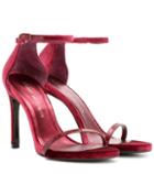Miu Miu Exclusive To Mytheresa.com – Nudistsong Velvet Sandals