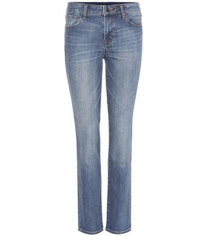 J Brand Amelia Mid-rise Straight Jeans