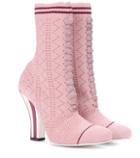 Poupette St Barth Stretch-knit Ankle Boots