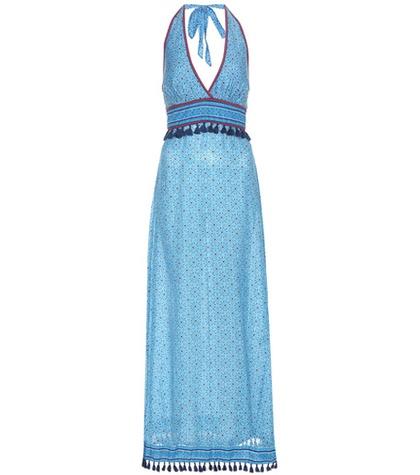 Talitha Halterneck Cotton And Silk Dress