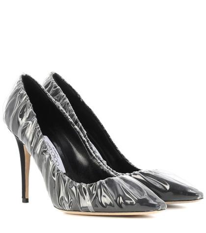 Jimmy Choo X Off-white Anne 100 Satin Pumps