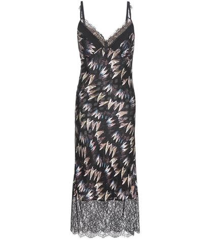 Diane Von Furstenberg Margarit Printed Silk Dress