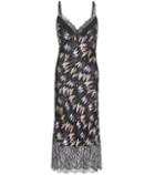 Diane Von Furstenberg Margarit Printed Silk Dress