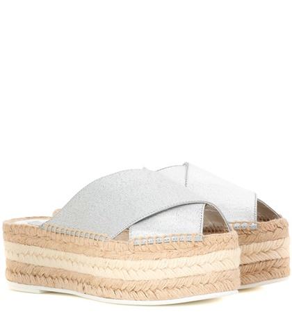 Stella Mccartney Sandal With Espadrilles Platform
