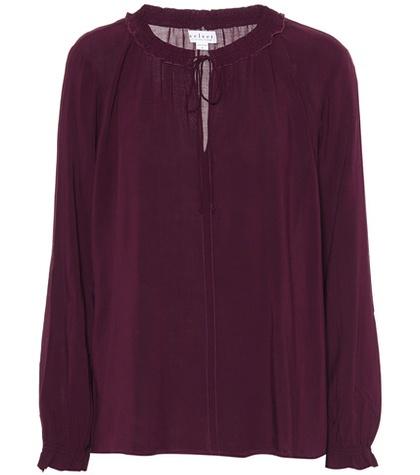Valentino Garavani Samantha Challis Peasant Blouse