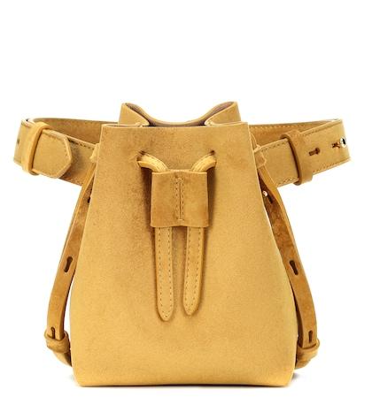 Nanushka Minee Velvet Bucket Bag