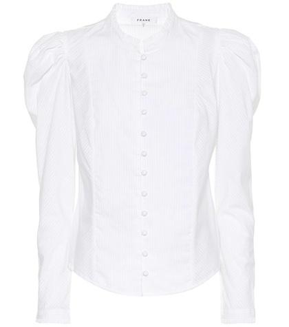 Chlo Victorian Striped Cotton Shirt
