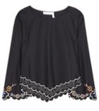 Dolce & Gabbana Embroidered Cotton Blouse