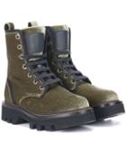 Brunello Cucinelli Velvet Ankle Boots